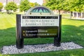 Sign board of Charles H. Wright Museum of African American history Royalty Free Stock Photo