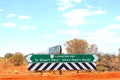 Signage to Stuart Highway and Uluru Ayers Rock, Australia Royalty Free Stock Photo