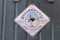 Sign Brouwerij `T IJ At Amsterdam The Netherlands 25-6-2020 Royalty Free Stock Photo