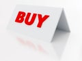 Sign buy Royalty Free Stock Photo