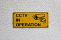 CCTV in Operation