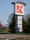 Sign for a closing Kmart retail store