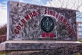 Sign for Columbus Firefighters Union IAFF Local 67.