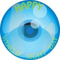 Happy World Sight Day Sign