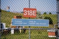 Sign For A Customs Controlled Area At Toronto Pearson Airport