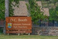 The sign for D. C. Booth Historic National Fish Hatchery in Spearfish, South Dakota