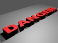 Sign danger 4 Royalty Free Stock Photo