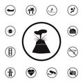 sign dangerous volcano icon. Detailed set of Warning signs icons. Premium quality graphic design sign. One of the collection icons