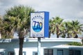 Daytona Beach Paradise 770 Inn Sign, Daytona Beach, Florida