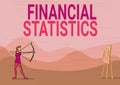 Text showing inspiration Financial Statistics. Business approach Comprehensive Set of Stock and Flow Data of a company