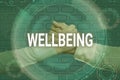 Sign displaying Wellbeing. Business approach A good or satisfactory condition of existence including health Handshake