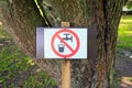 Sign Do not drink water. Crossed by red line black glass and water tap in the red circle. Royalty Free Stock Photo