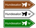 Sign dog parlor