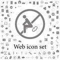 Sign, Don\'t Fart icon. web icons universal set for web and mobile