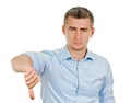 man thumbs down Royalty Free Stock Photo