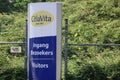 Sign at the entrance of the CelaVita potato factory in Wezep