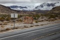 Sign entrance red rock canyon ,nevada USA Royalty Free Stock Photo