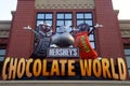 Sign at the entrance to Hershey Chocolate World Royalty Free Stock Photo