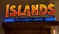 Islands Restaurant Sign Royalty Free Stock Photo