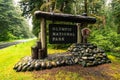 Sign of entrance to the Olympic National Park, Washington, United States of America, Travel USA, holiday, adventure, outdoor