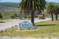 Sign at the entrance to Refugio State Beach