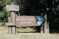 Sign at entrance to William M Tugman State Park Oregon