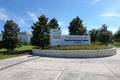 The sign at the entrance of the University of Central Florida School of Medicine in Lake Nona in Orlando, Florida Royalty Free Stock Photo