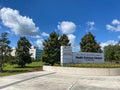 The sign at the entrance of the University of Central Florida School of Medicine Royalty Free Stock Photo