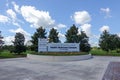 The sign at the entrance of the University of Central Florida School of Medicine Royalty Free Stock Photo