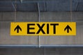 Sign EXIT
