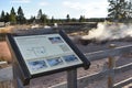Earthquake`s Offspring Sign, Yellowstone National Park