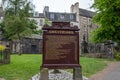 A sign at the famous Edinburgh Greyfriars Kirkyard