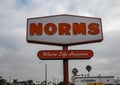Sign for Norms Restaurant