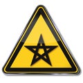 Five-pointed star and pentagram
