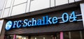 a sign of the german football club fc schalke 04 panorama