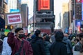 Sign Held by a Protestor at Times Square in New York City during a Myanmar Protest against the Military Coup