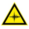 Sign of high noise and acoustic vibration