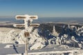 Sign for Hiking Brocken Germany