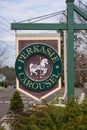 Sign for the historic Perkasie Carousel