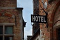 Sign hotel