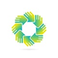 People hands clipart Charity Logo