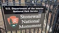 Stonewall National Monument sign in NYC