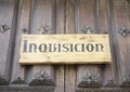 Sign Inquisition Royalty Free Stock Photo