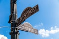 Sign at the intersection of West 8th Street and Congress Avenue