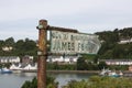 Sign for James Fort Kinsale Cork Ireland with Kinsale town Royalty Free Stock Photo