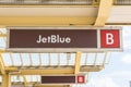 JetBlue Airlines Sign