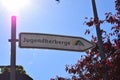 sign: Jugendherberge Royalty Free Stock Photo