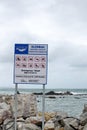 Sign in Kleinbaai Royalty Free Stock Photo