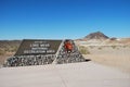 Sign for the Lake Mead National Recreation Area near Las Vegas, Nevada Royalty Free Stock Photo