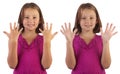 Sign language all done Royalty Free Stock Photo